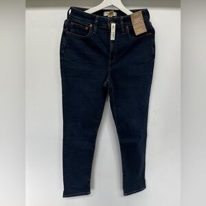 Madewell Women's Skinny Jeans - Dark Blue